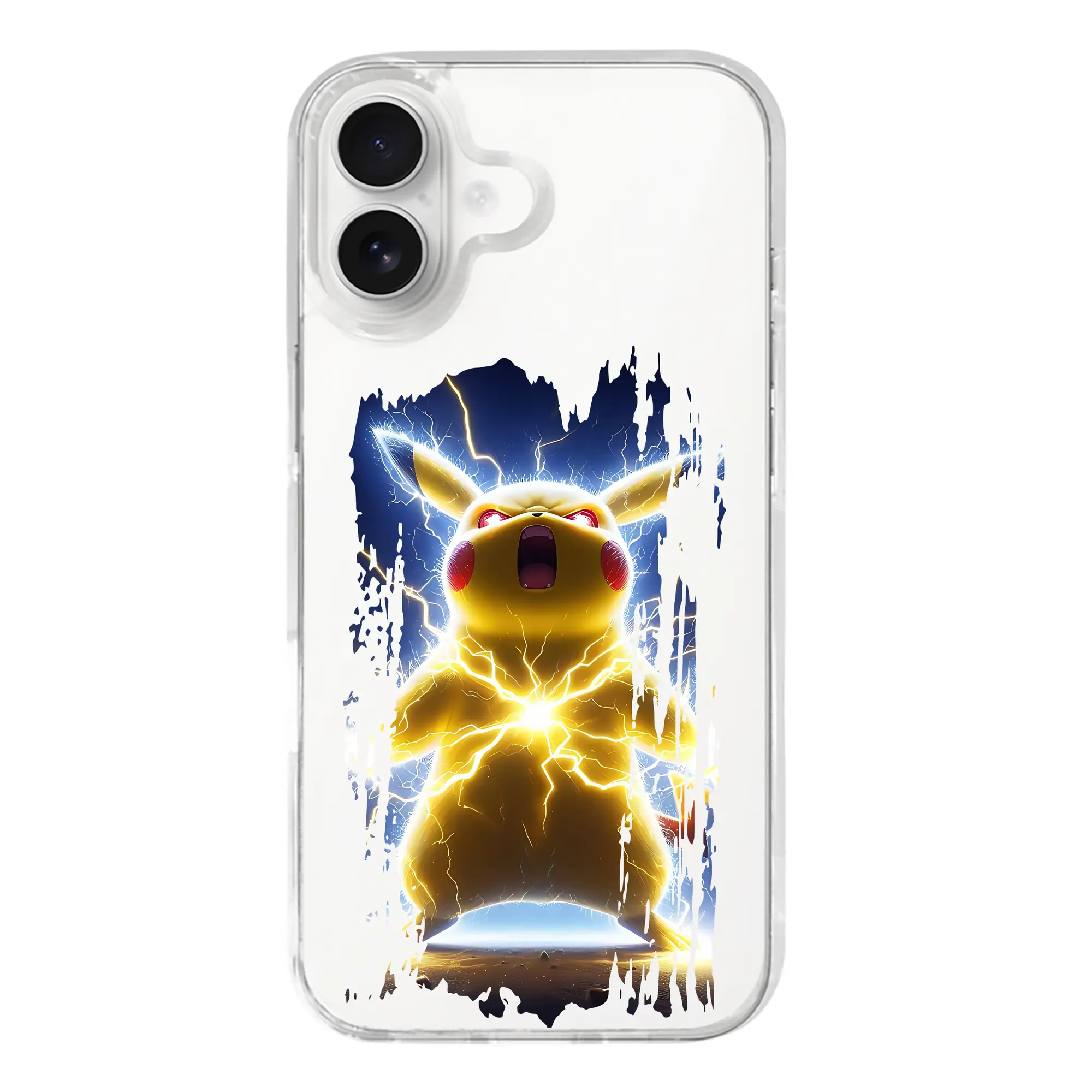 ポケモン グッズ,ピカチュウ - iPhone 17シリーズ 透明スマホケース – 薄型・耐衝撃・精密フィット保護カバー